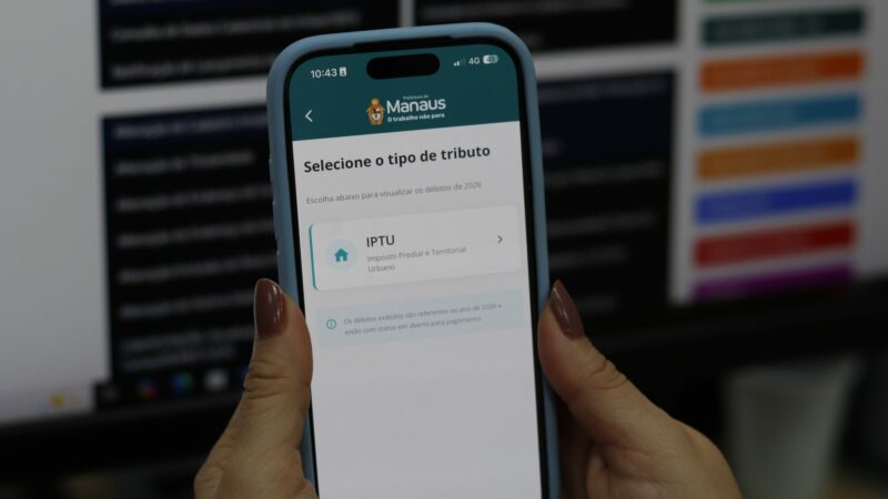 Manaus: desconto de 11% no IPTU 2026 termina nesta sexta