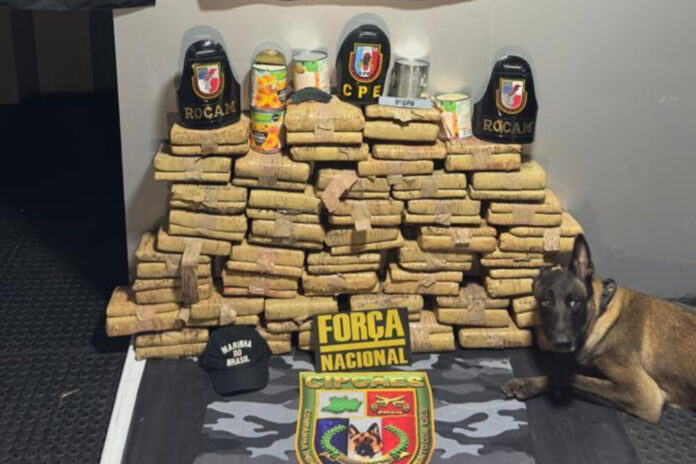 Operação no Rio Solimões resulta na apreensão de mais de 70 quilos de drogas