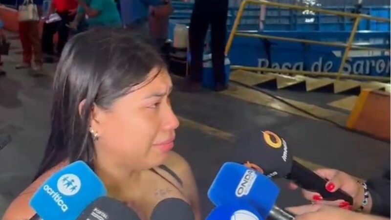 Passageira resgatada relata momentos de desespero em naufrágio no Encontro das Águas