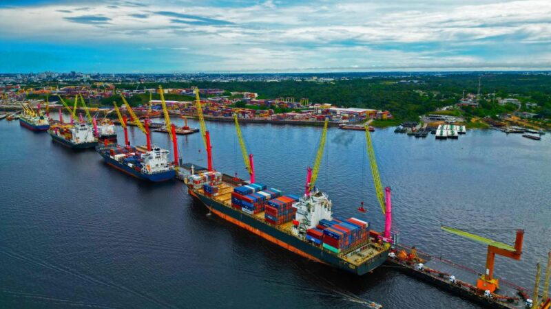 Amazonas supera 1 milhão de TEUs em 2025 e consolida nova etapa de força logística e crescimento econômico