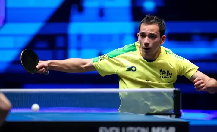 Em busca do bicampeonato, Calderano vence estreia na Copa do Mundo de Macau