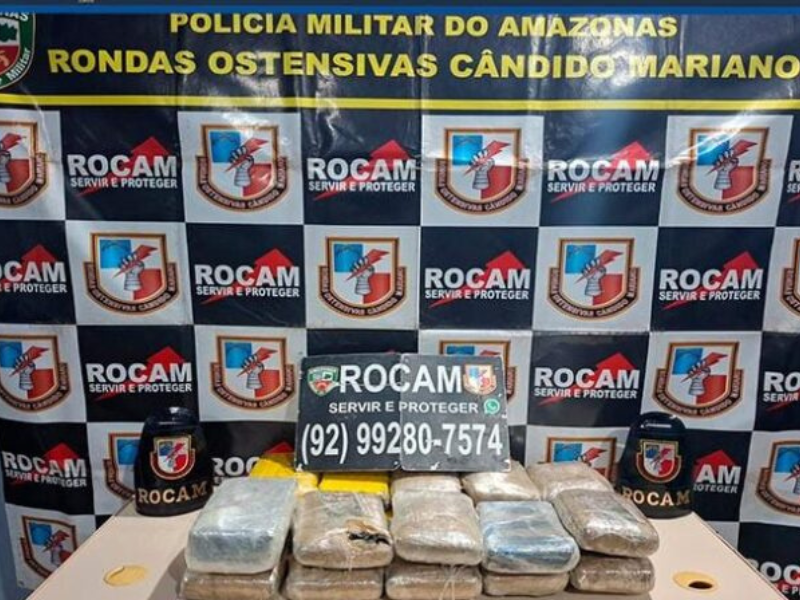 Homem é preso com mais de 23 quilos de drogas no porto de Tefé, no AM