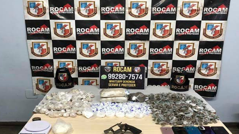 Homem é preso com mais de cinco mil porções de drogas na zona norte de Manaus