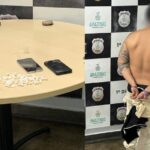 Homem é preso por tráfico de drogas na Rua Lobo D’Almada no Centro de Manaus