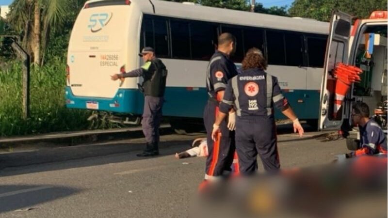 Homem morre e outro fica ferido após atropelamento em Manaus