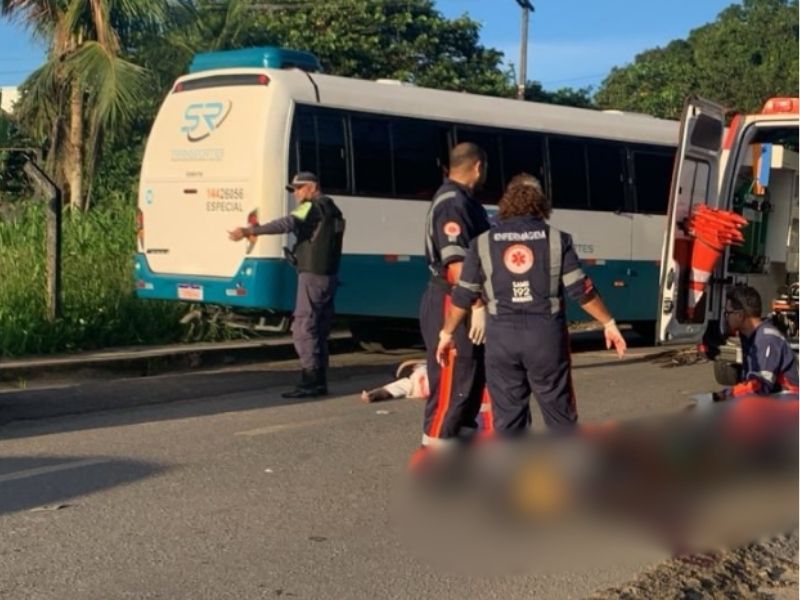Homem morre e outro fica ferido após atropelamento em Manaus