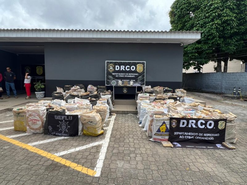 Traficante é preso com 4,5 toneladas de skunk avaliadas em R$ 86 milhões no Amazonas