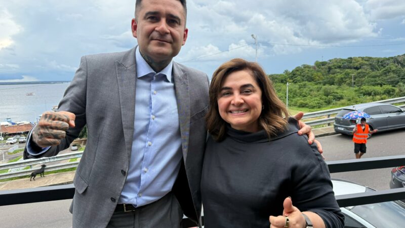 Professora Maria do Carmo esquenta clima político em Maués com Sargento Salazar e comitiva de pré-candidatos