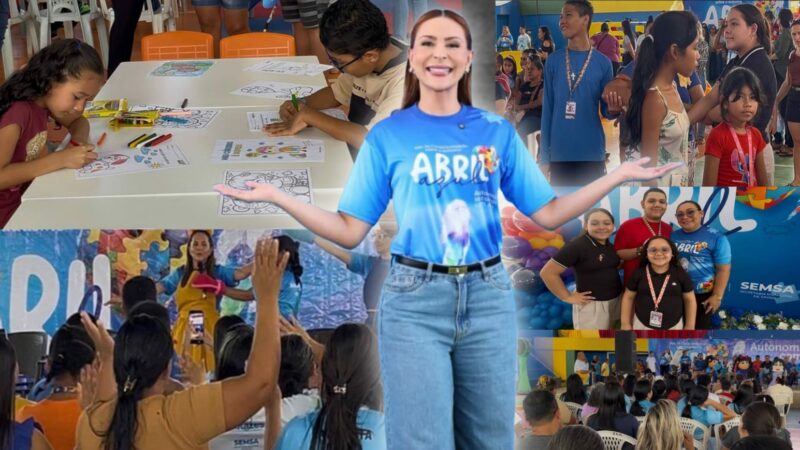 Dra: Renata Pinheiro destaca a importância do mês de conscientização sobre o Autismo: evento reúniu famílias em uma manhã de acolhimento e inclusão no município de Autazes!