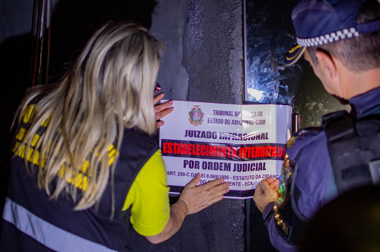 Operação Impacto: Adega é interditada, bares encerrados por venda de bebida alcoólica para adolescente em Manaus