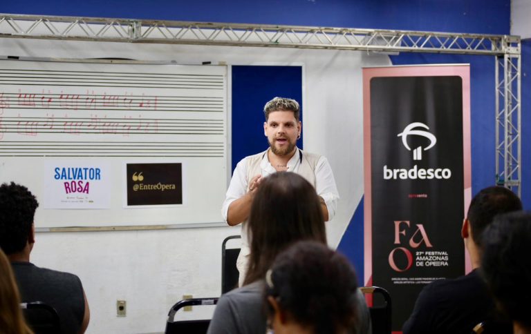 Projeto ‘Ópera nas Escolas’ leva oficinas interativas de canto lírico a estudantes da rede pública de Manaus