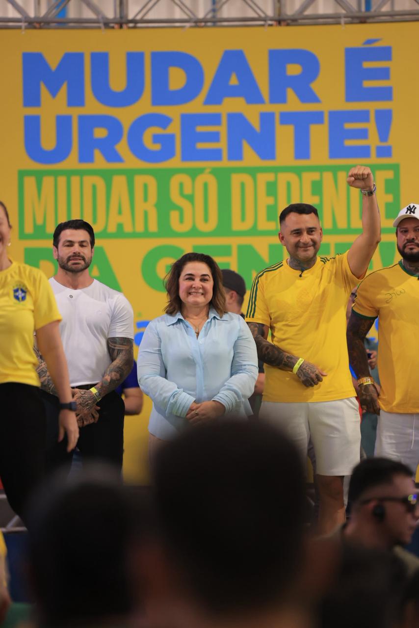 Direita mostra força no Amazonas, lota evento histórico e Valdemar chancela Maria do Carmo e Alberto Neto para 2026
