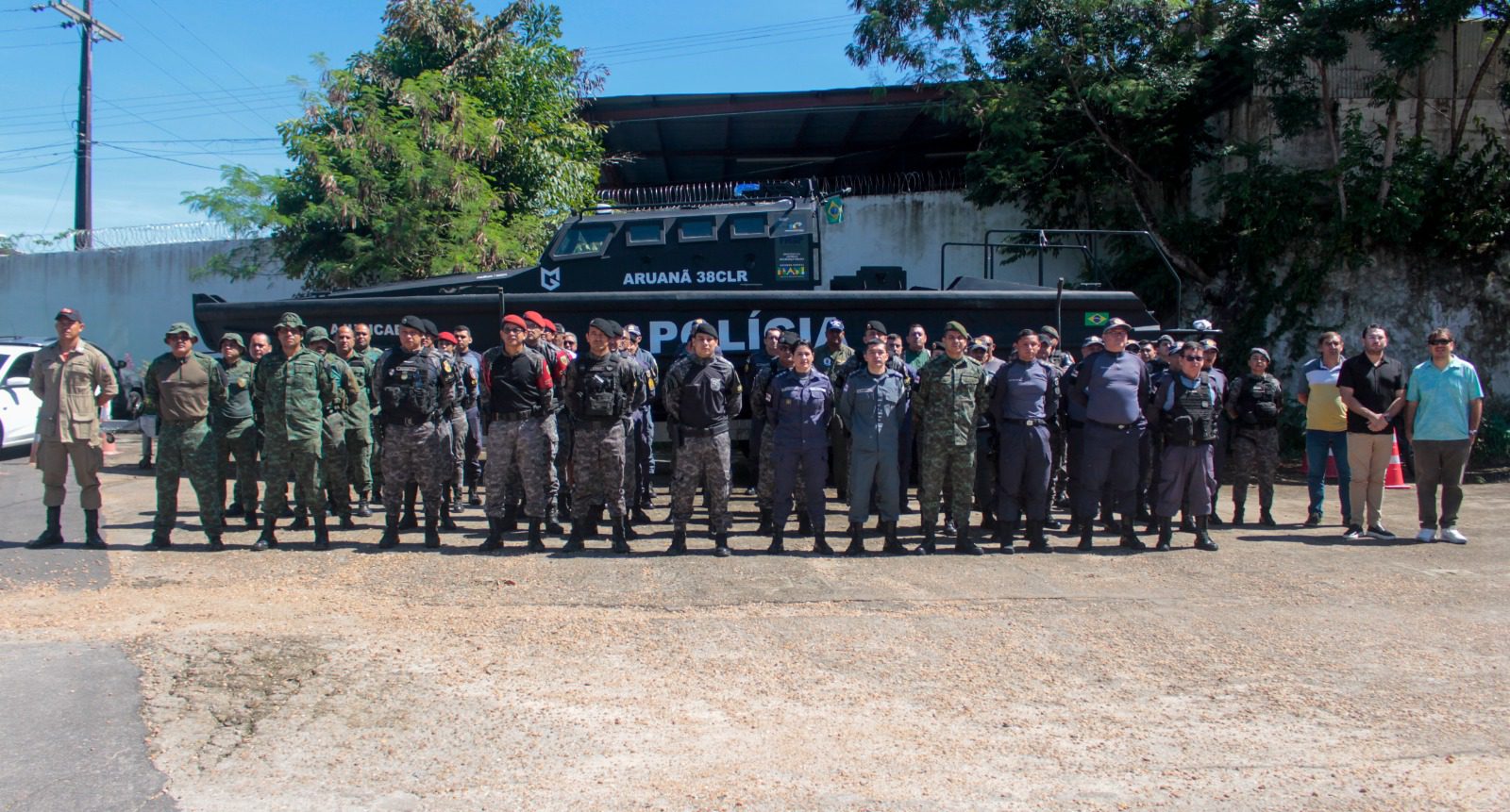 Forças de Segurança do Amazonas enviam mais de 100 policiais para reforçar policiamento no interior do estado