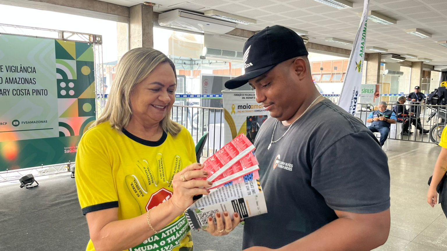 Maio Amarelo:  FVS-RCP mobiliza ação educativa e reforça cuidado com motociclistas