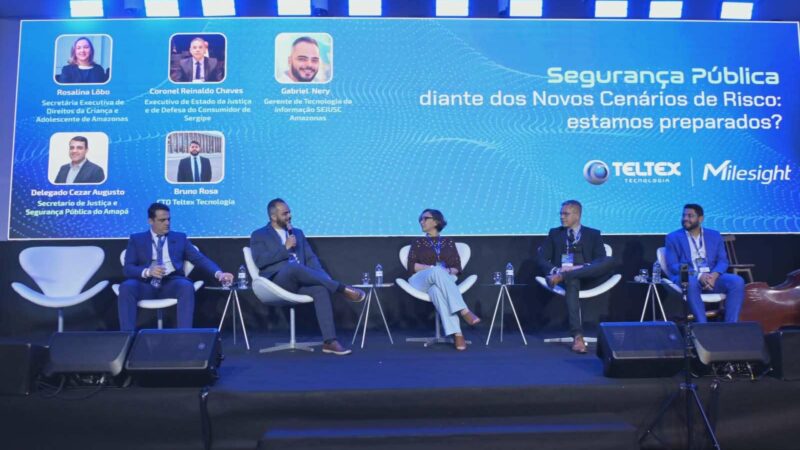 Sejusc participa de debate sobre tecnologia e segurança pública durante evento nacional em Pernambuco