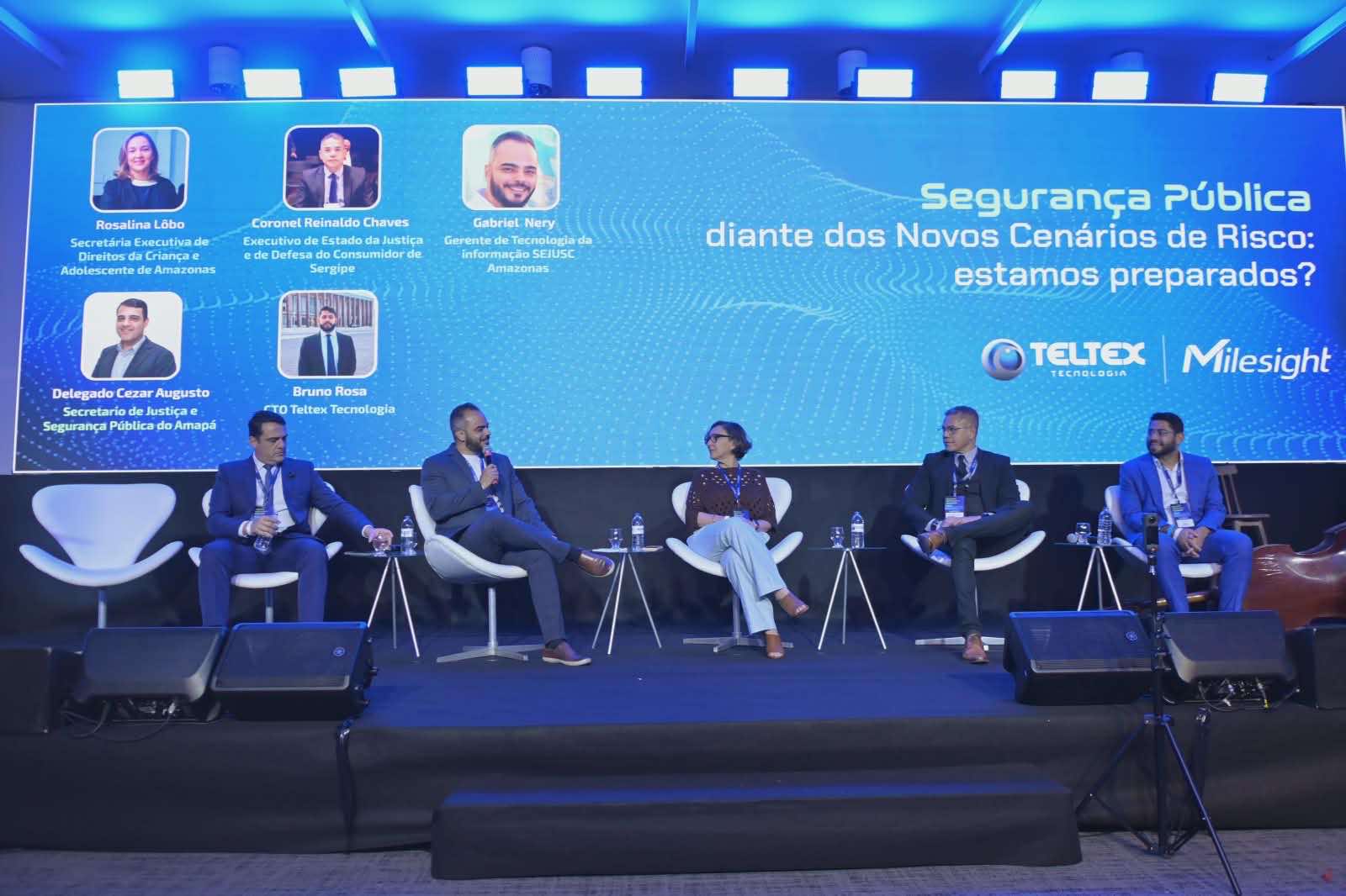 Sejusc participa de debate sobre tecnologia e segurança pública durante evento nacional em Pernambuco