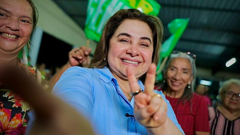 Maria à frente: com apoio dos Bolsonaro, Maria do Carmo lidera intenções de voto para o Governo do Amazonas, aponta Instituto Viva Voz