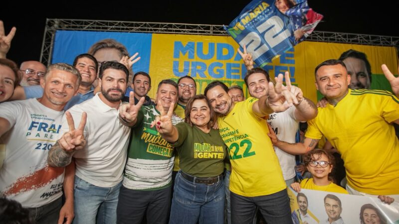 ‘Adesivaço 22′ e lançamento de nova identidade visual marcam início da campanha de Maria do Carmo ao Governo do Amazonas