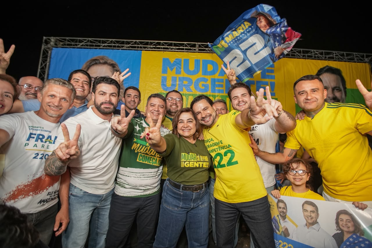 ‘Adesivaço 22′ e lançamento de nova identidade visual marcam início da campanha de Maria do Carmo ao Governo do Amazonas