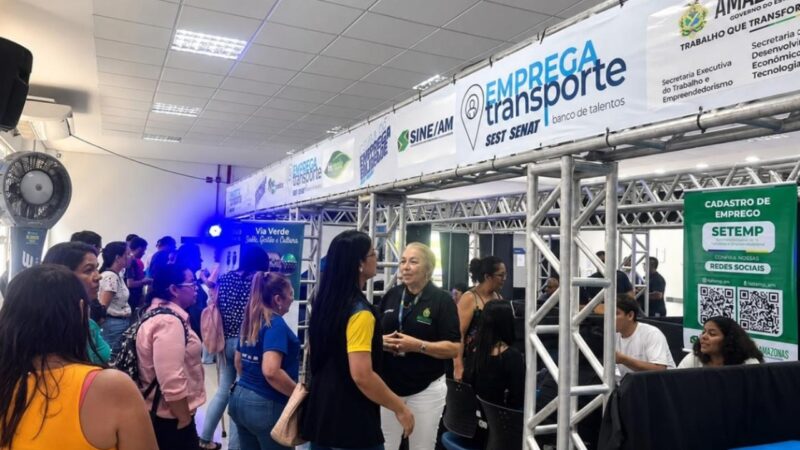 Manaus recebe feira com 730 vagas de emprego dia 21
