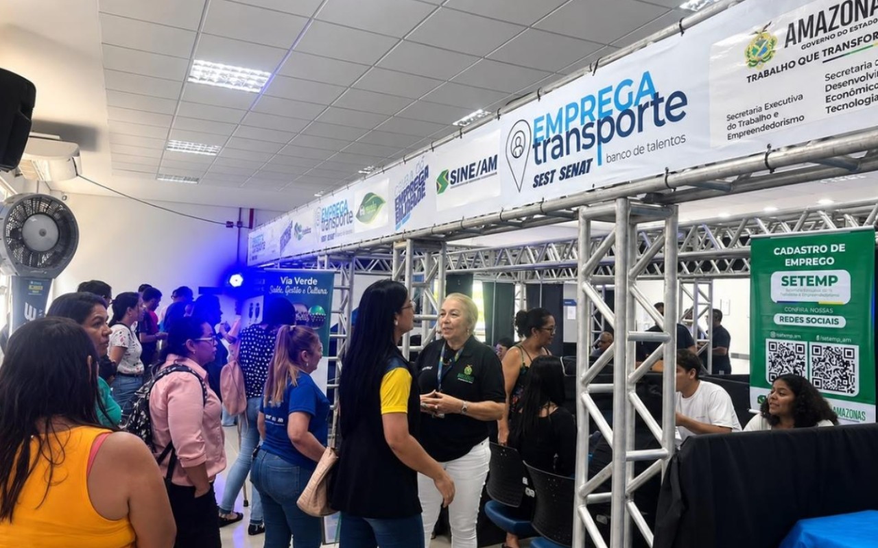 Manaus recebe feira com 730 vagas de emprego dia 21