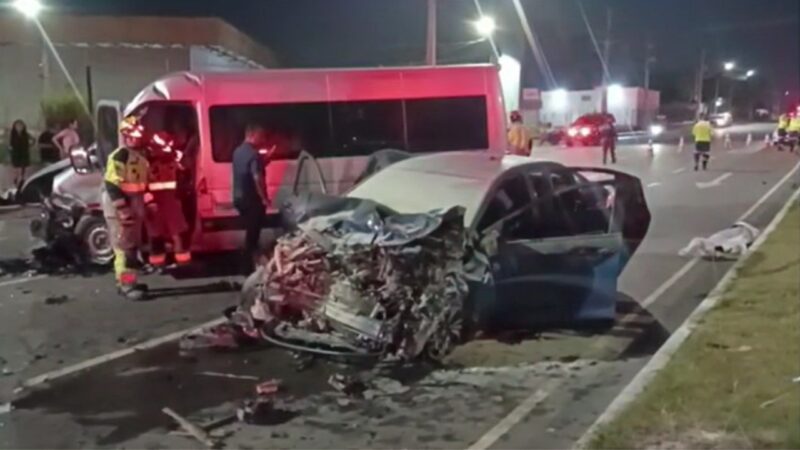 Acidente na Av. do Turismo mata motorista de app em Manaus