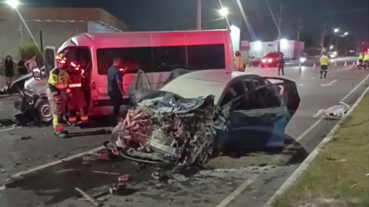 Acidente na Av. do Turismo mata motorista de app em Manaus