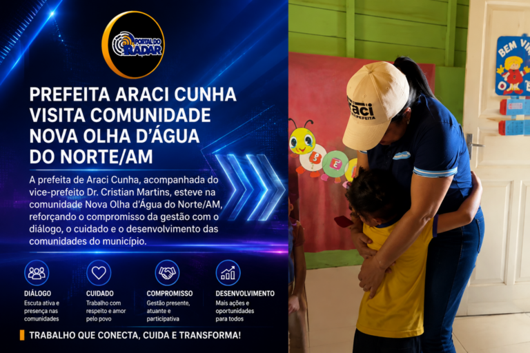 Prefeita Araci Cunha visita comunidade Nova Canaã
