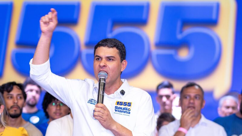 AVISO DE PAUTA 🔈  ➡️ Saullo Vianna realiza encerramento da campanha em Manaus nesta quarta-feira