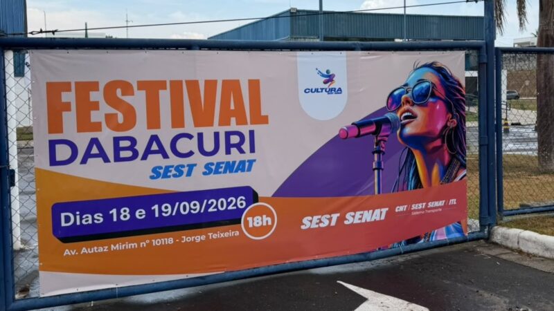 Festival Dabacuri leva boi-bumbá, danças e comida regional ao Sest Senat de Manaus em 18 e 19 de setembro