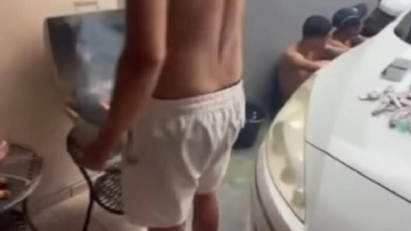 Polícia encerra churrasco bancado pelo tráfico e prende um homem e apreende adolescente em Magé (RJ)