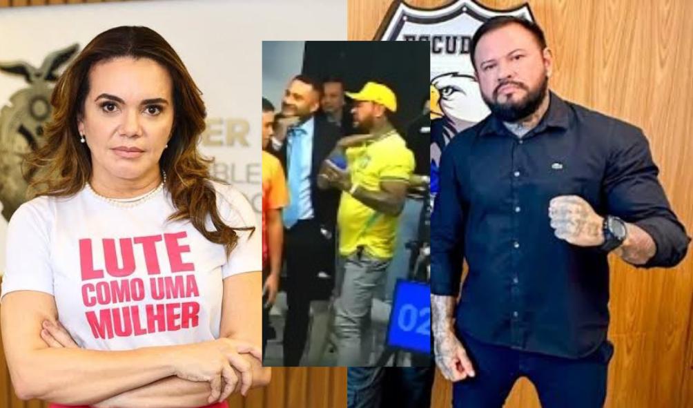 Alessandra Campêlo denuncia gesto de ameaça feito por Kidson Maia nos bastidores de debate