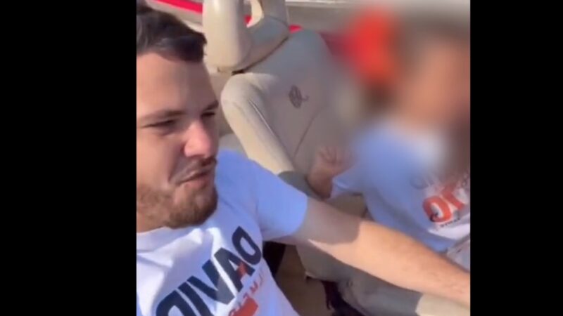 Renato Junior grava vídeo ao volante com a filha sem cinto no banco da frente e depois admite erro