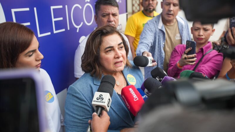 Professora Maria chega ao Debate da TV Norte e fala sobre 100 dias de governo: ‘choque de gestão’